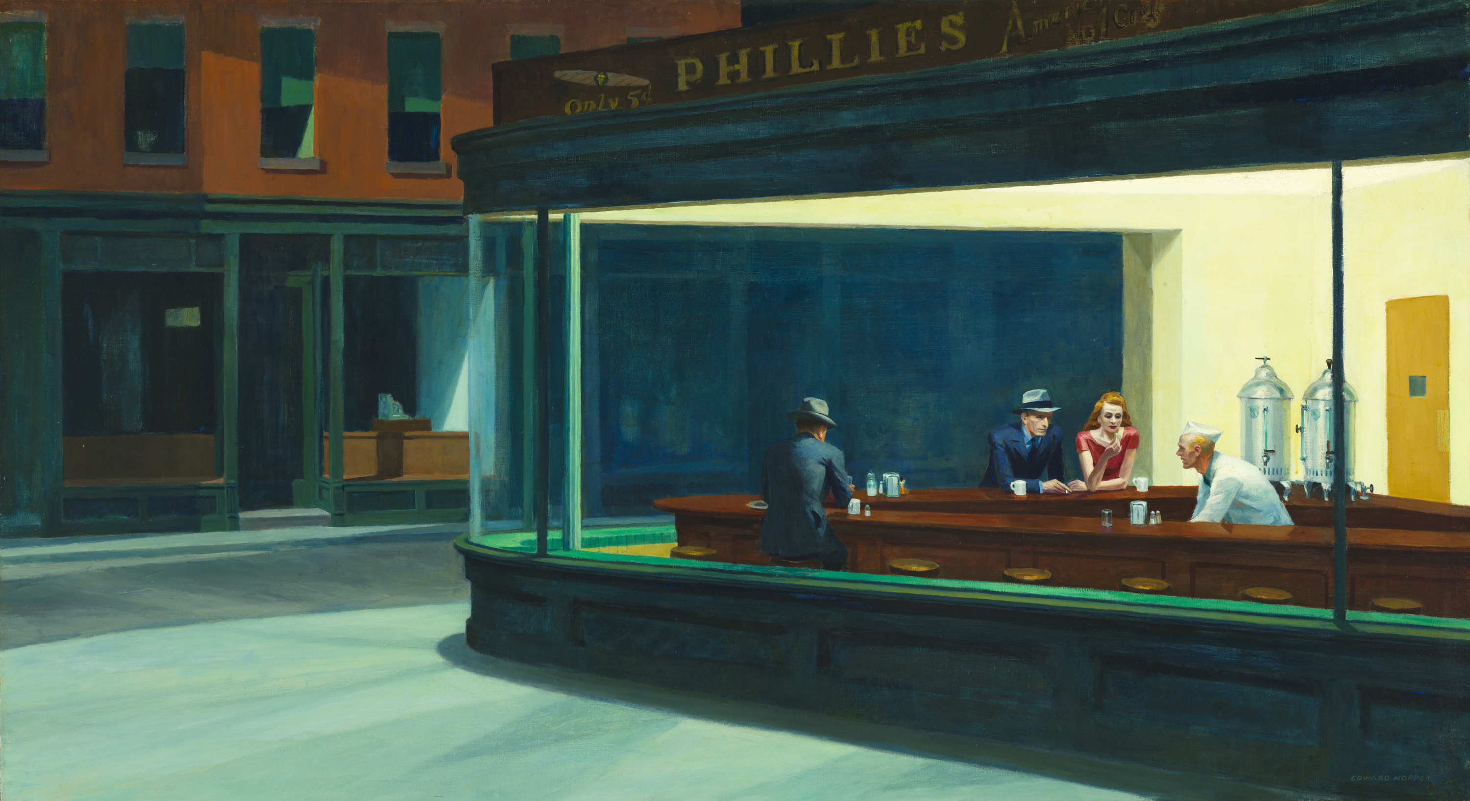 The Nighthawks by Edward Hopper: a poem